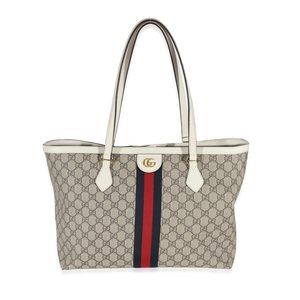 Gucci GG Supreme Monogram Medium Ophidia Shopping Tote
